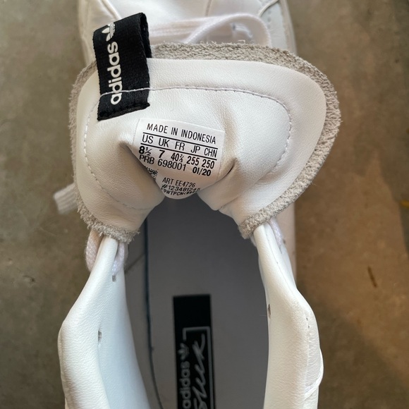 Adidas Originals Sleek Platform Sneakers White Leather Women’s 8.5 EE4726 - Picture 8 of 8